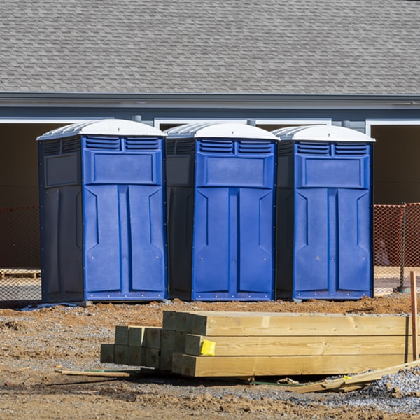 what is the cost difference between standard and deluxe portable restroom rentals in Coburn PA